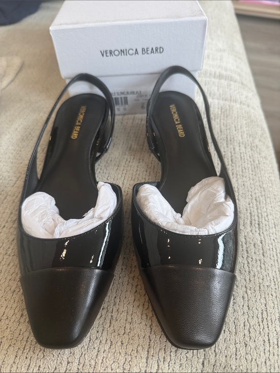 Veronica Beard Shoes - NWB Veronica Beard Black Cecile half d’Orsay Slingback